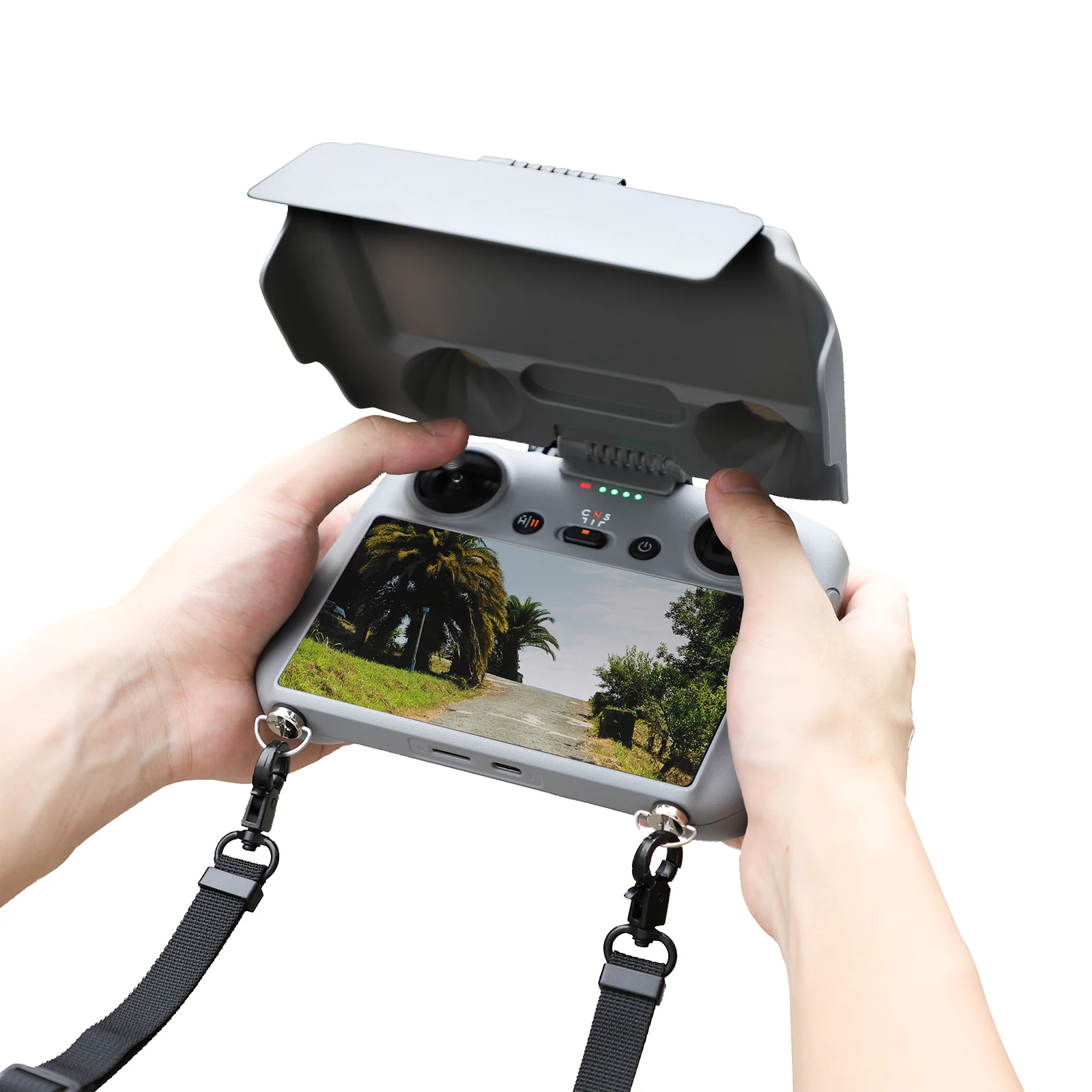 Sunnylife RC2 SunShade 후드 보호용 보조 커버 DJI Mini 5 Pro 플립 드론 리모컨 액세서리
