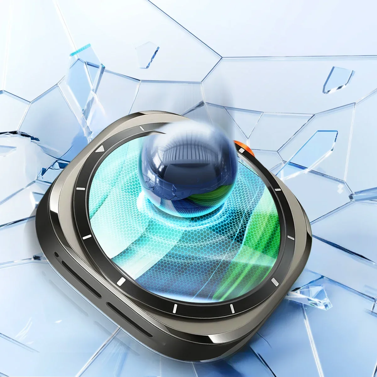 زجاج مقسى لساعة سامسونج جالاكسي 7 الترا/ساعة 7 FE...