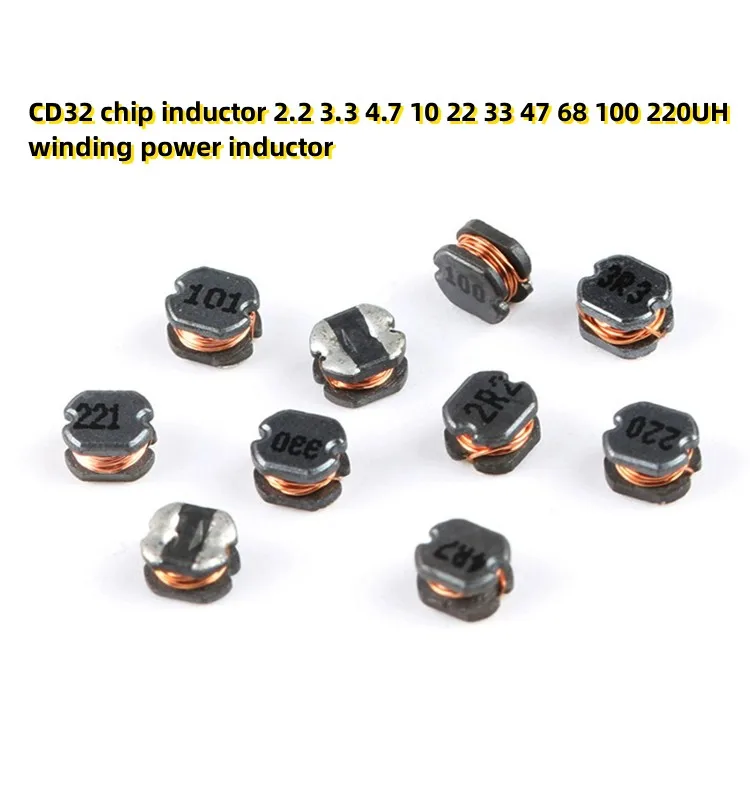 

Индуктор чипа CD32 100 2,2 10 22 33 47 68 3,3 4,7 100 мкГн, шт.