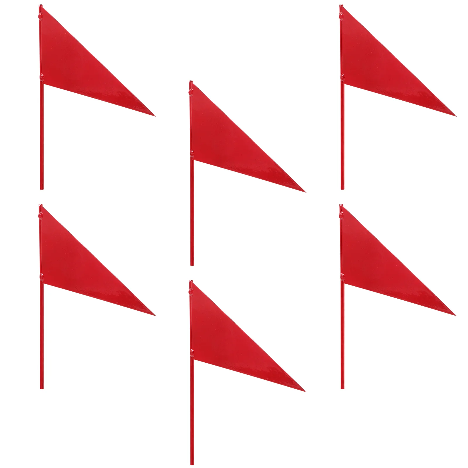 

6 шт., треугольные уголки для флагов