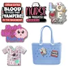 5Pcs Bogg Bags Charms Nurse Life Butterfly Acrylic Bling Charms Rubber Beach Storage Baskets Decoration Bogg Bags Accessories 1