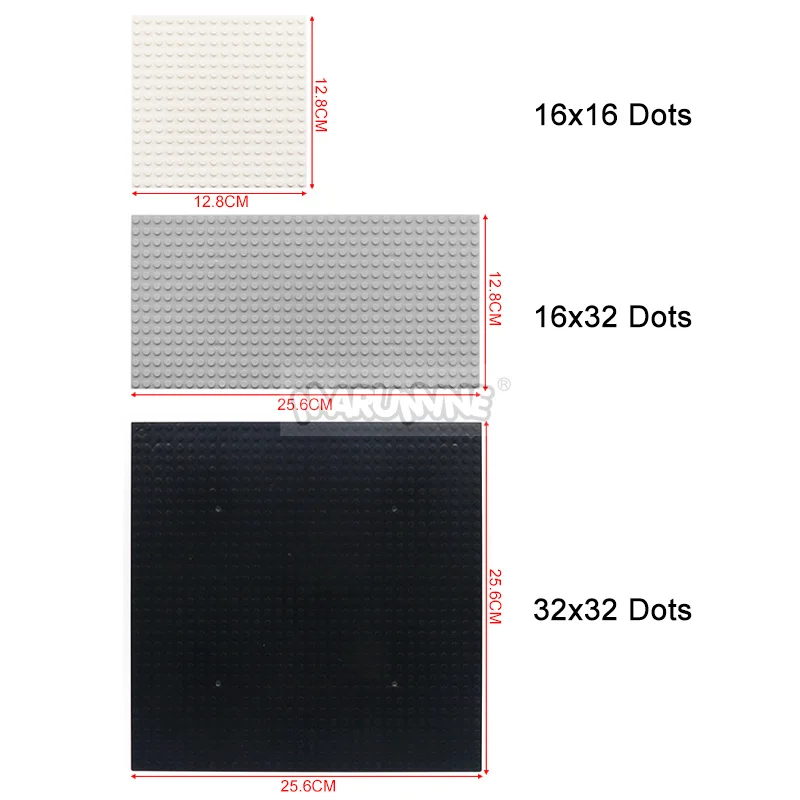 Building Blocks Base Plate 4PCS 16x32 Double Sided