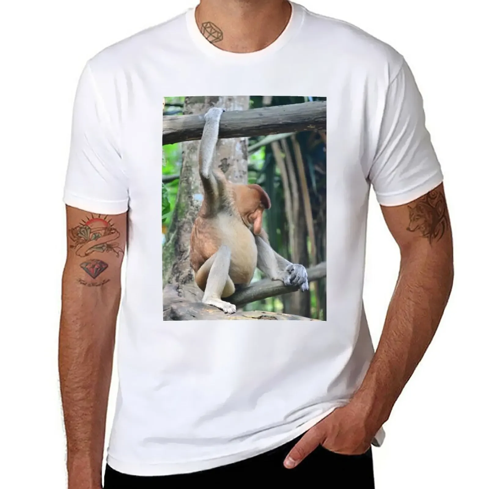 

Sleeping monkey T-Shirt summer top new edition oversizeds designer t shirt men