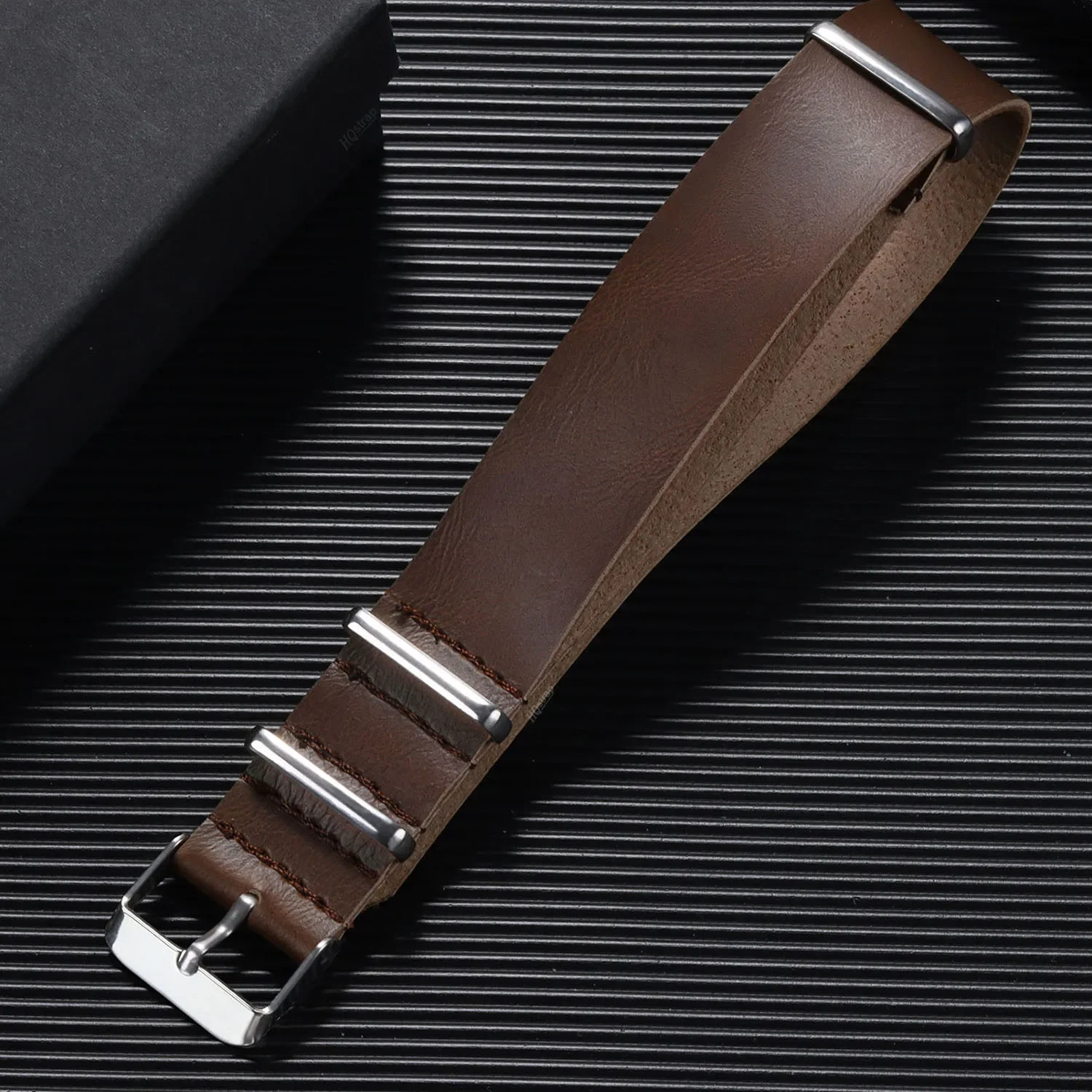 Vintage-Style High Quality PU Leather Watch Strap - Universal Wrist Band