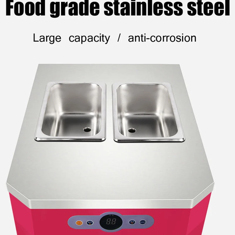 Ice Cream Machine Table Top Hard Ice Cream Yogurt Maker 1400W Automatic Benchtop Gelato Home Appliance Commercial - Image 6