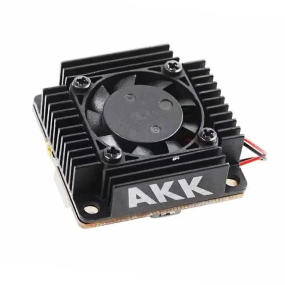 

AKK Ultra Long Range 5.8Ghz 3000mW 3W Up to 10Km VTX with Fan MIC Smartaudio 30.5*30.5mm For RC FPV Drone Airplane