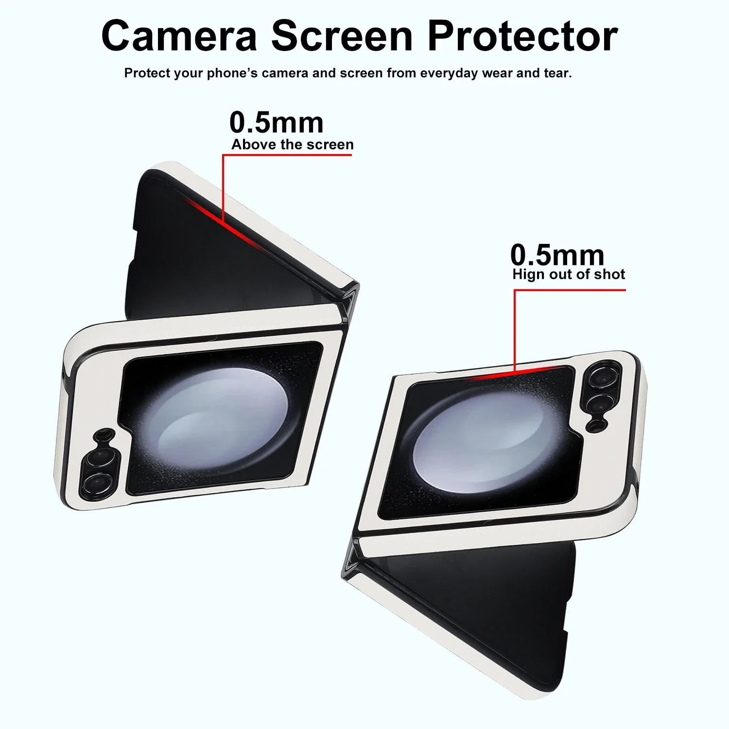 Luxury Premium PU Leather Shockproof Protector Case - Folding Anti-Drop Hard Back