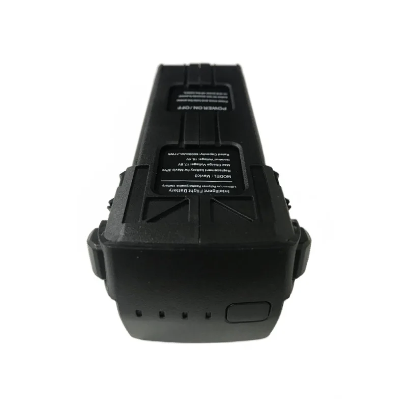 Batterie de remplacement 5000mAh pour DJI Mavic 3 inclinée, montrant les contacts dorés.