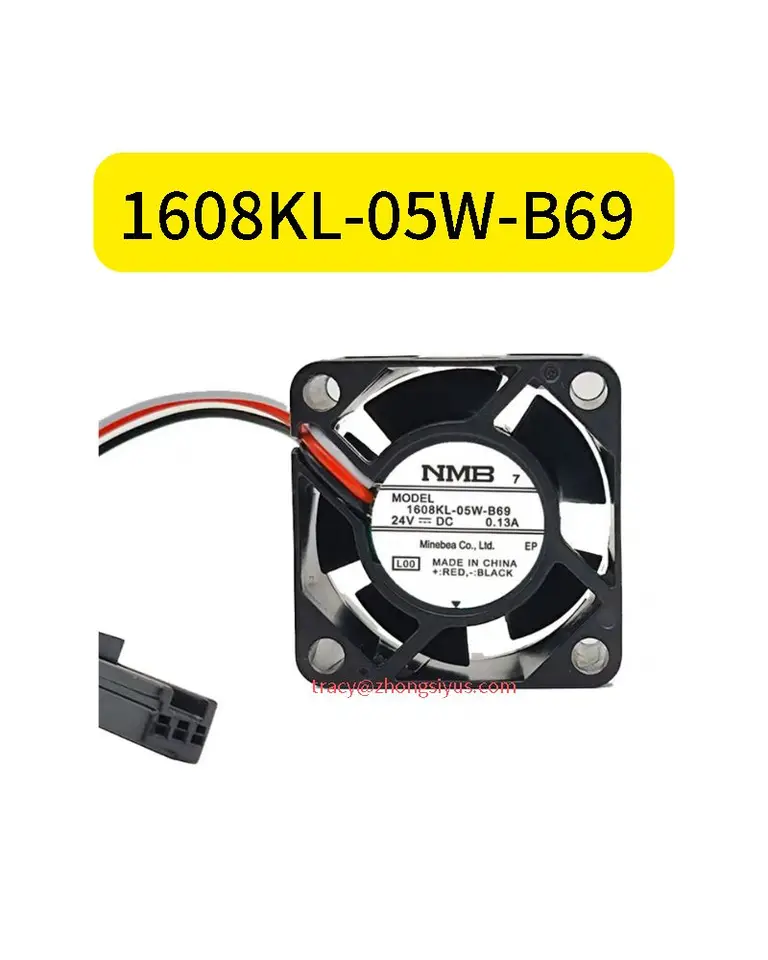 NMB-MAT 1608KL-05W-B69 Cooling Fan - 40x40x20mm, 24V DC, 3-Pin (Used)