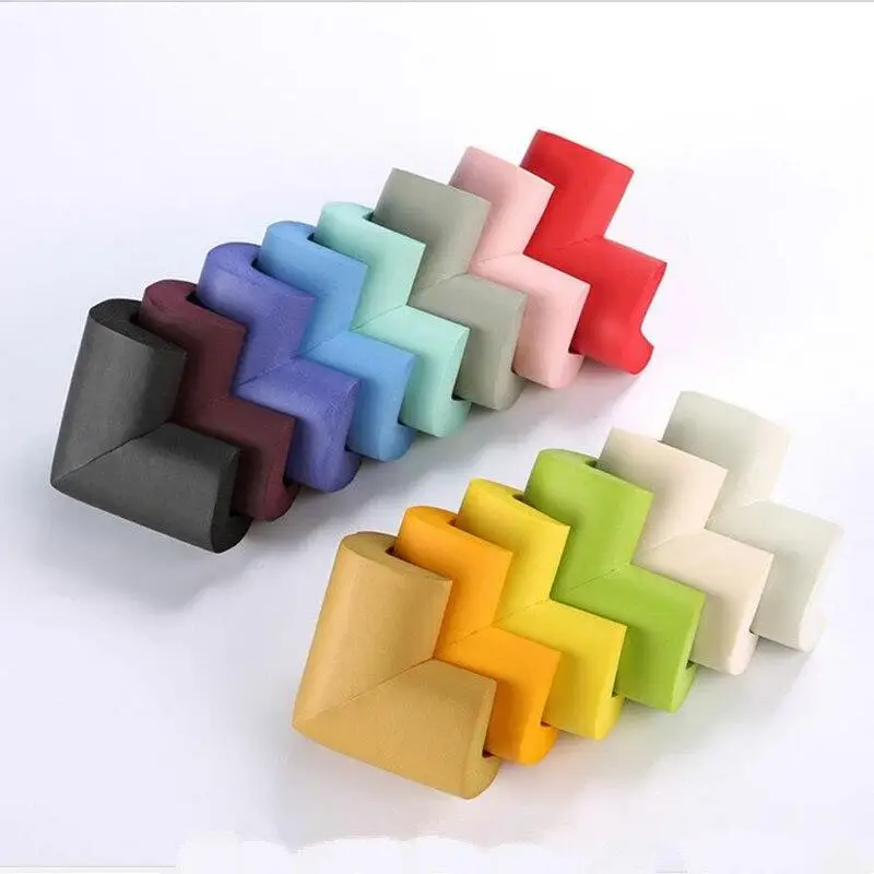 1pc 55*55mm Children Protection Corner Soft Table Desk Children Safety Corner Baby Safety Edge Guards Candy Color Baby Safety