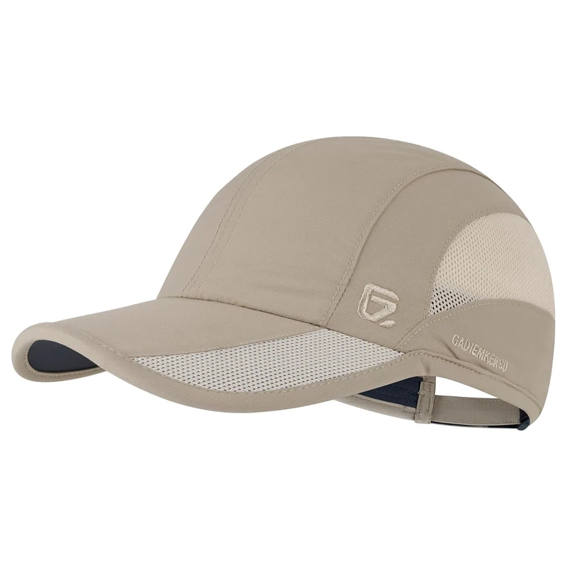 GADIEMKENSD】 Unstructured Quick Dry Sports Cap Outdoor Sun