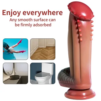 Alien Thorn Phallus Liquid Silicone Female Masturbation Device Adult Sex Toys Vagina Anal Massage Sex Toys Dildo for Anal 5