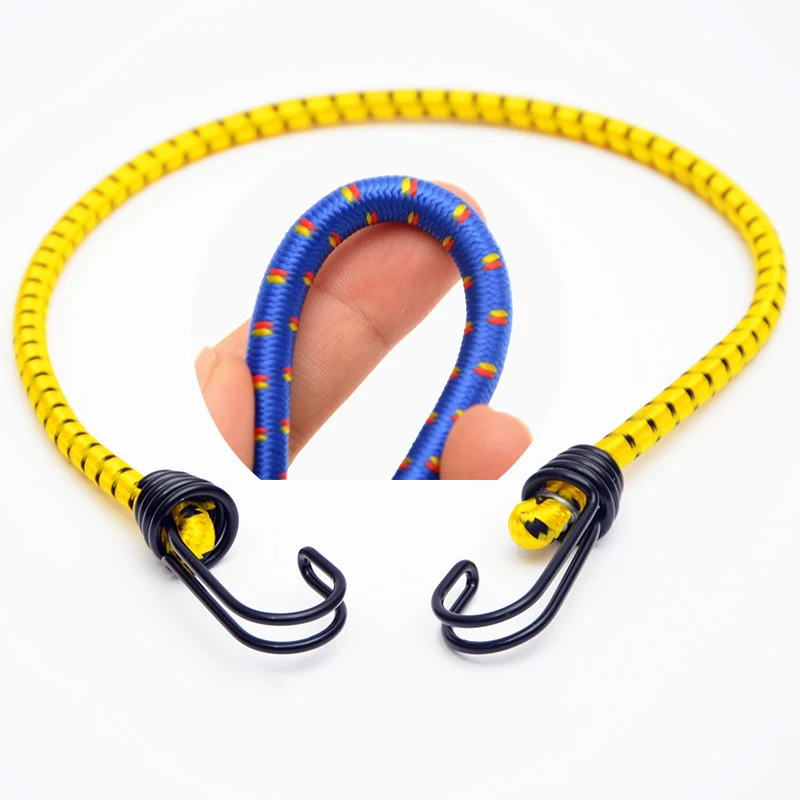 Elastic Bungee Cords 60cm Bungee Cord Outdoor Camping Elastic Rope with Hooks