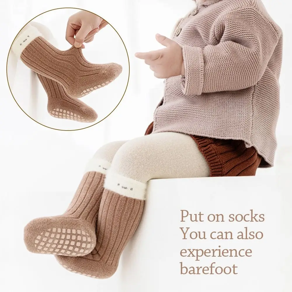 Fashion Winter Baby Socks Warm Thicken Toddler Socks Cute Cartoon Soft Kids Socks Floor