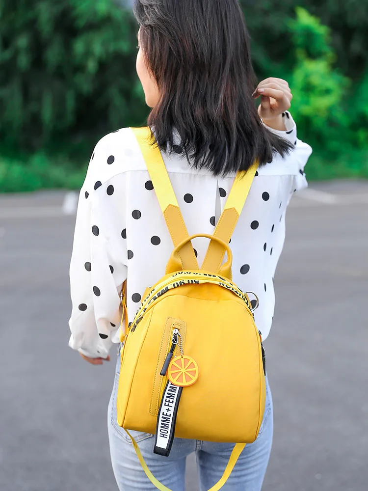 Oxford  Women's Backpack New Korean Trend Backpack Fashion Casual Small Letter Print Travel Shoulder Bag Spring 2022