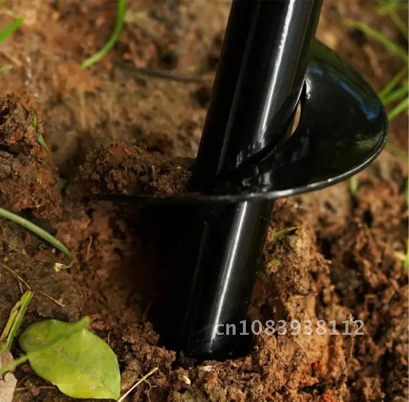 

Spiral Auger Drill Bit Flower Planting Hole Digger Drill Bits Carbon Steel Planter Tools Set Gardening Planting Garden Tool Part