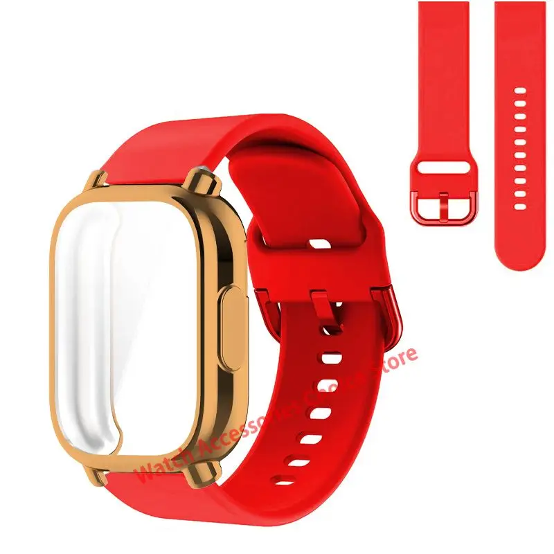 Protective TPU Shell with Breathable Silicone Strap
