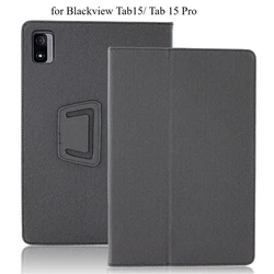 Magnetic Leather Tablet Case with Arm Strap - Premium Protective Cover for Tab15 Tab15Pro (Blackview Tab 15 Pro)