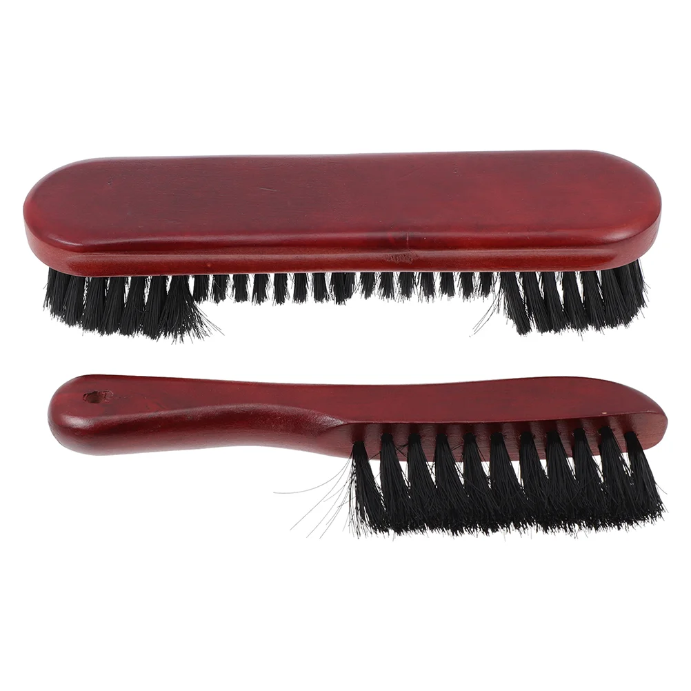 Pool Table Cleaning Tool Bristle Brush Accessories 2 Pcs Billiard Snooker Pool Gloves Feature For Training billiard gloves billiard cleaning supplies billiard brush set billiard tool