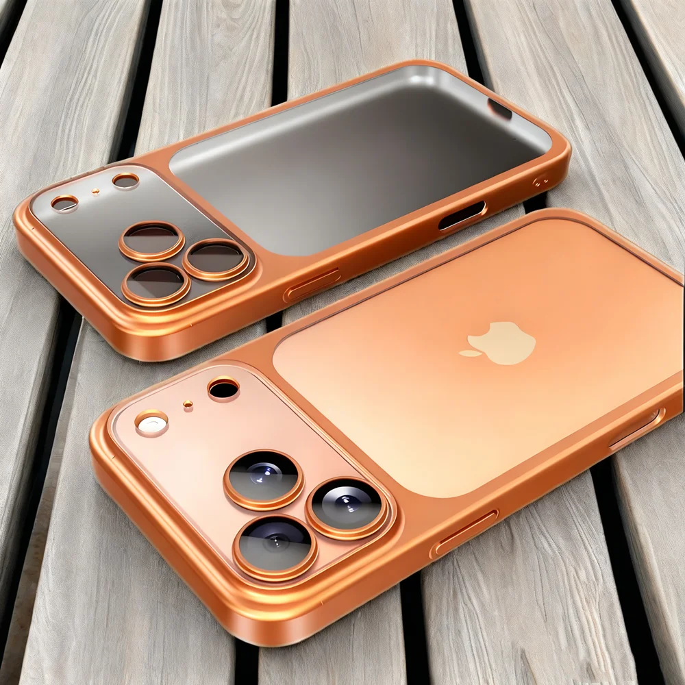 Frosted Matte Ultra Slim Phone Case with Camera Protection & Shockproof Hard PC Plating Cover