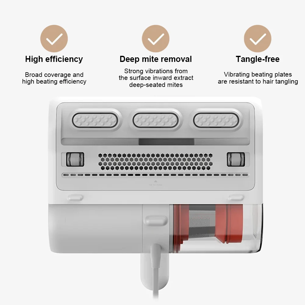 مكنسة كهربائية XIAOMI MIJIA Dust Mite 2، تعقيم بال...