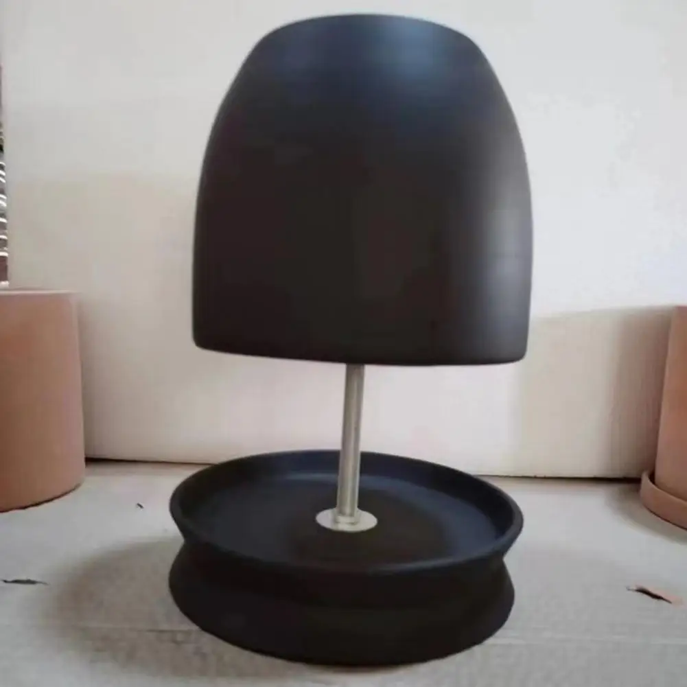 

Indoor Tea Light Oven Ceramic Double Wall Tea Light Oven Heater for Indoor Garden Terrace Table Black Radiator Tea Candle Holder