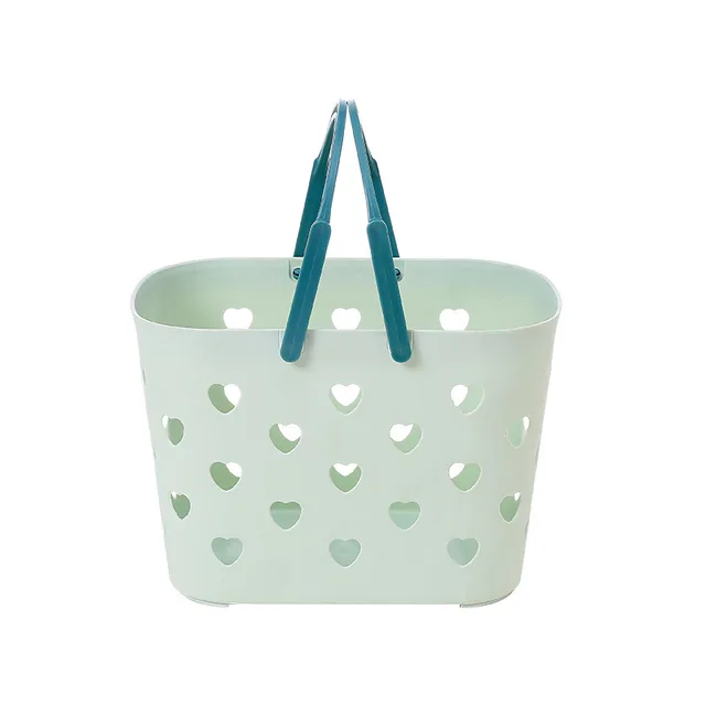 Fürdőszoba Piperecikkek Tárolókosár, Hordozható Fürdőkosarat ， Diákfürdő -Kosár Műanyag Kollégiumi Tároló Kosár - Image 5