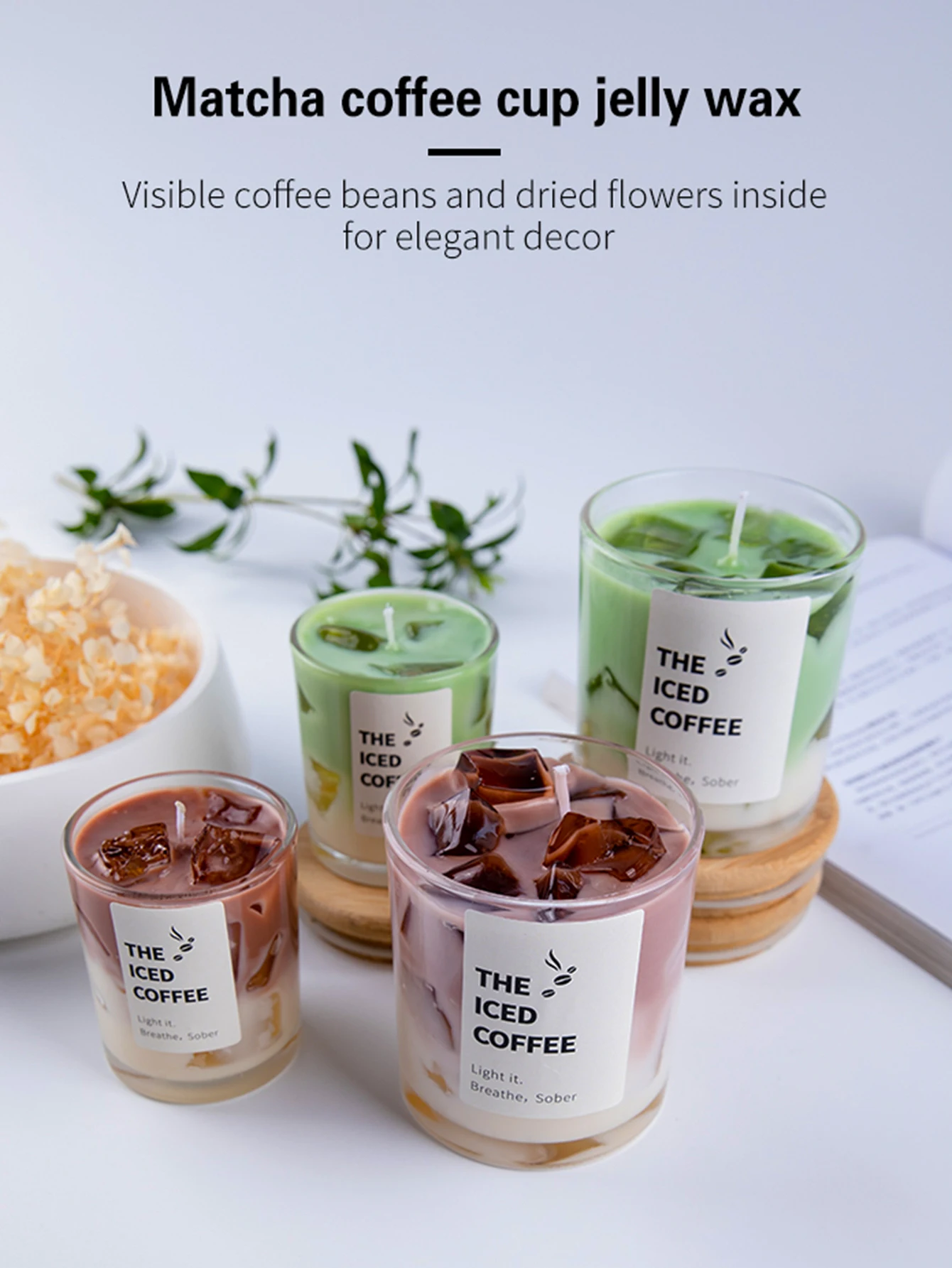Tea and Coffee Aroma Candle Holder for Home Decor and Special Occasions