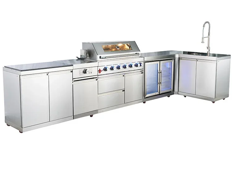 -Ensemble de cuisine extérieure Cuisine extérieure modulaire Cuisine extérieure en acier inoxydable 2