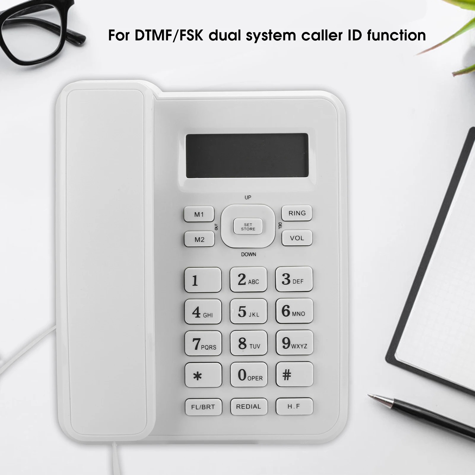 Household Telephone KX‑T6001CID Household Hotel Domestic Home Business Telephone Landline Equipment