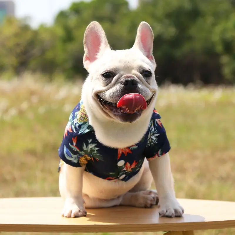 1pc Hawaiian Beach Style Dog T-Shirts Thin Breathable Summer Dog Clothes for Small Dogs Puppy Pet Cat Vest pet dog shirt