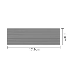 Anti-Slip Lightweight TPE Threshold Ramp (Grey-1Pcs)