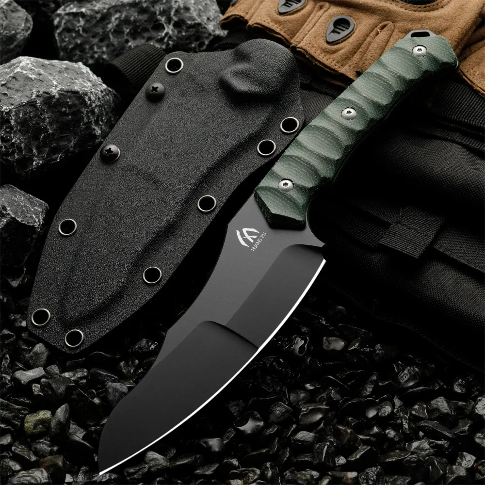 High quality multifunctional fixed blade - outdoor camping, rescue, and emergency survival knife, men's gift 2