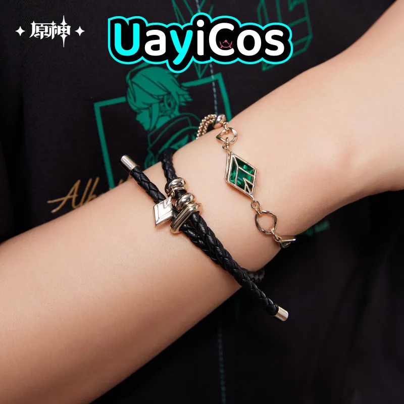 

Официальная игра, ожерелье Genshin Impact alhaiтэм для женщин, ювелирные изделия, подвеска, браслет, реквизит, Аниме Реквизит, аксессуары, игрушка, подарок для детей