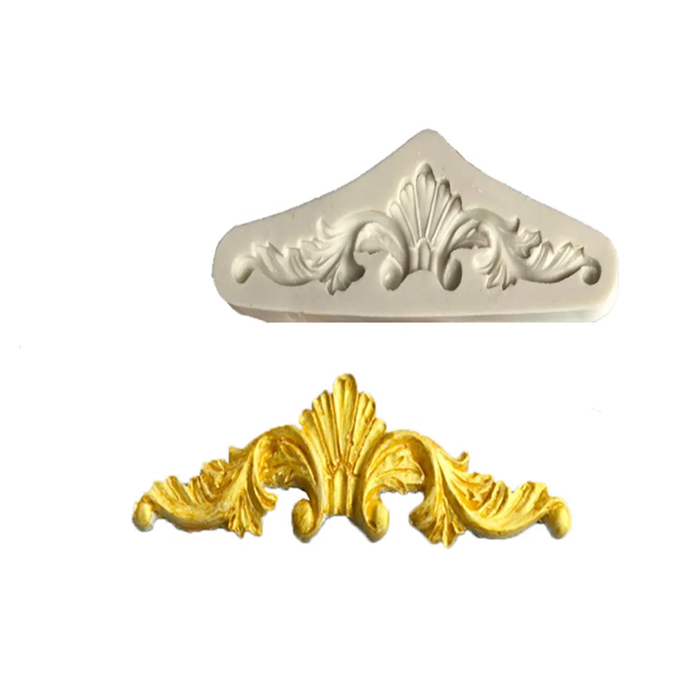European Retro Lace Shape Silicone Mold Kitchen DIY Fondant Cake Baking Tool Chocolate Mold