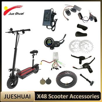 Jueshuai X48 Pezzi di ricambio per scooter elettrico Accessori esclusivi Controller per caricabatterie Pneumatici Fender Display allarme Pastiglie freno a disco