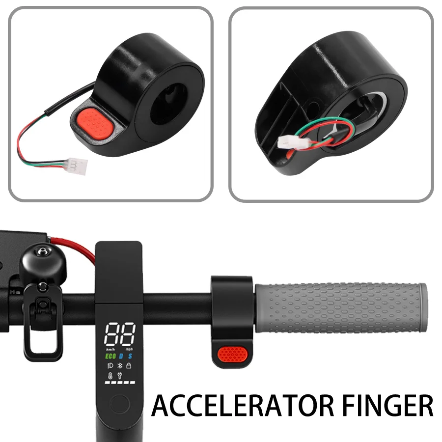 Enhanced Electric Scooter Controller Suite with Digital Display & Front Light Parts