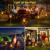 Solar Outdoor Lights Solar Torch Lights with Flickering Flame Waterproof Solar Powered Pathway Lights Landscape Decorative Light 6