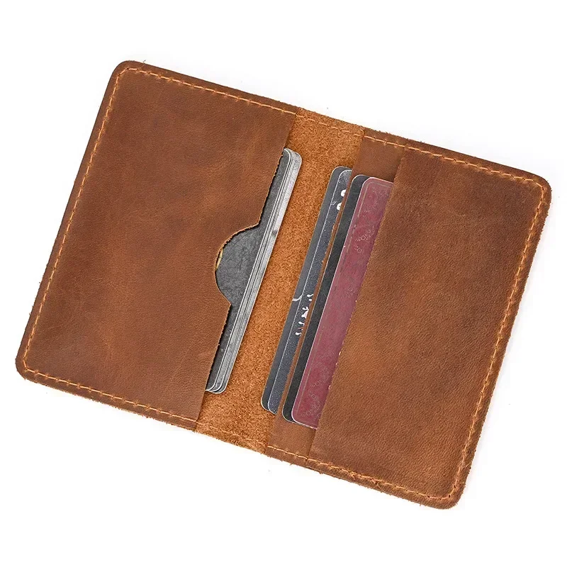 Premium Genuine Leather RFID Blocking Card Holder & Clutch Wallet - Sleek & Stylish Design
