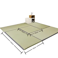 Custom Made Thick 2.5cm/3.0cm/4.0cm Japanese Traditional Mat Woven Rush Straw Mats Sleeping Flooring Judo Mattress 1