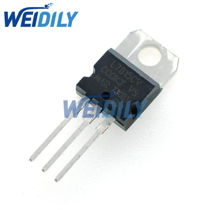 Chanzon 10 pièces L7815CV TO-220 Transistor régulateur de tension à trois bornes