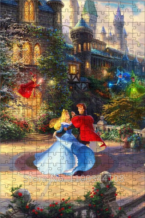 ディズニー ロイヤル・ダンス 1000ピースパズル キャンバス スタイル ジグソーパズル 1000ピース「Beauty and