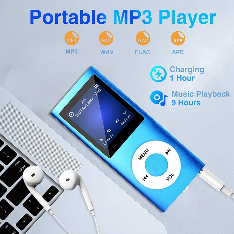 FULL-MP3 ÷̾  5.0  ÷̾ 32 Ⱑ Ʈ TF ī, FM, ̾, ޴ Hifi  ÷̾