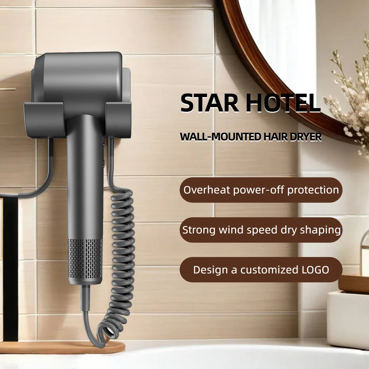 Home Hair Dryer High-Speed Salon-Grade