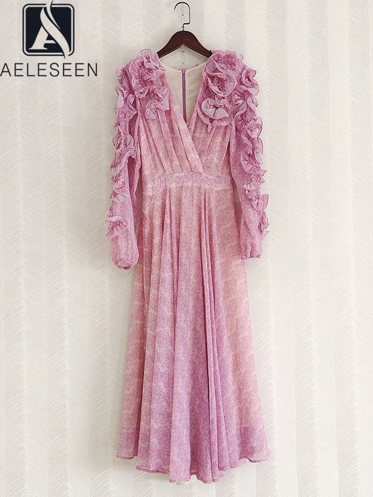 Aileen Pink Hearts Elegant Evening Dress
