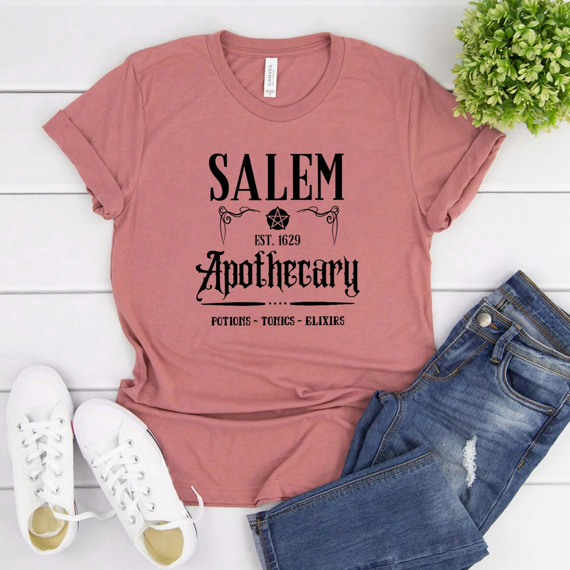 Salem Apotheker T-Shirt Halloween Apotheker T-shirt Hexe Schwestern Hemd Lustige Halloween T Frau T-shirts Harajuku Grafik Tees