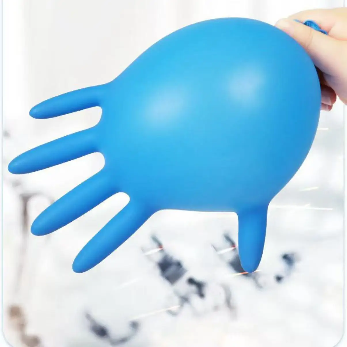 Gants Nitrile Jetables Lot 50/100 pièces ST-S/M/L/XL