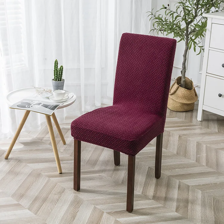 Elastic Chair Cover, Large Elasticity, Household Seat Living Room Chair Cover, Household Dining Chair Cover Universal Dimensions