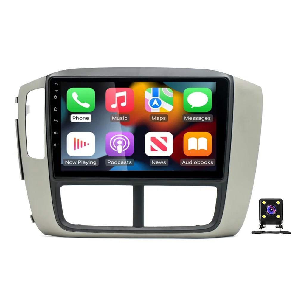 9 Inch Android 13.0 2G+32GB For Honda Pilot 2006 2007 2008 Car GPS Navigation Multimedia Player Radio Tape Head Unit DSP Carplay