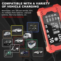 Car Battery Charger 12V 8A 10A Touch Screen Pulse Repair Digital LCD Display Smart Fast Charger for Car Motorcycle - Image 4